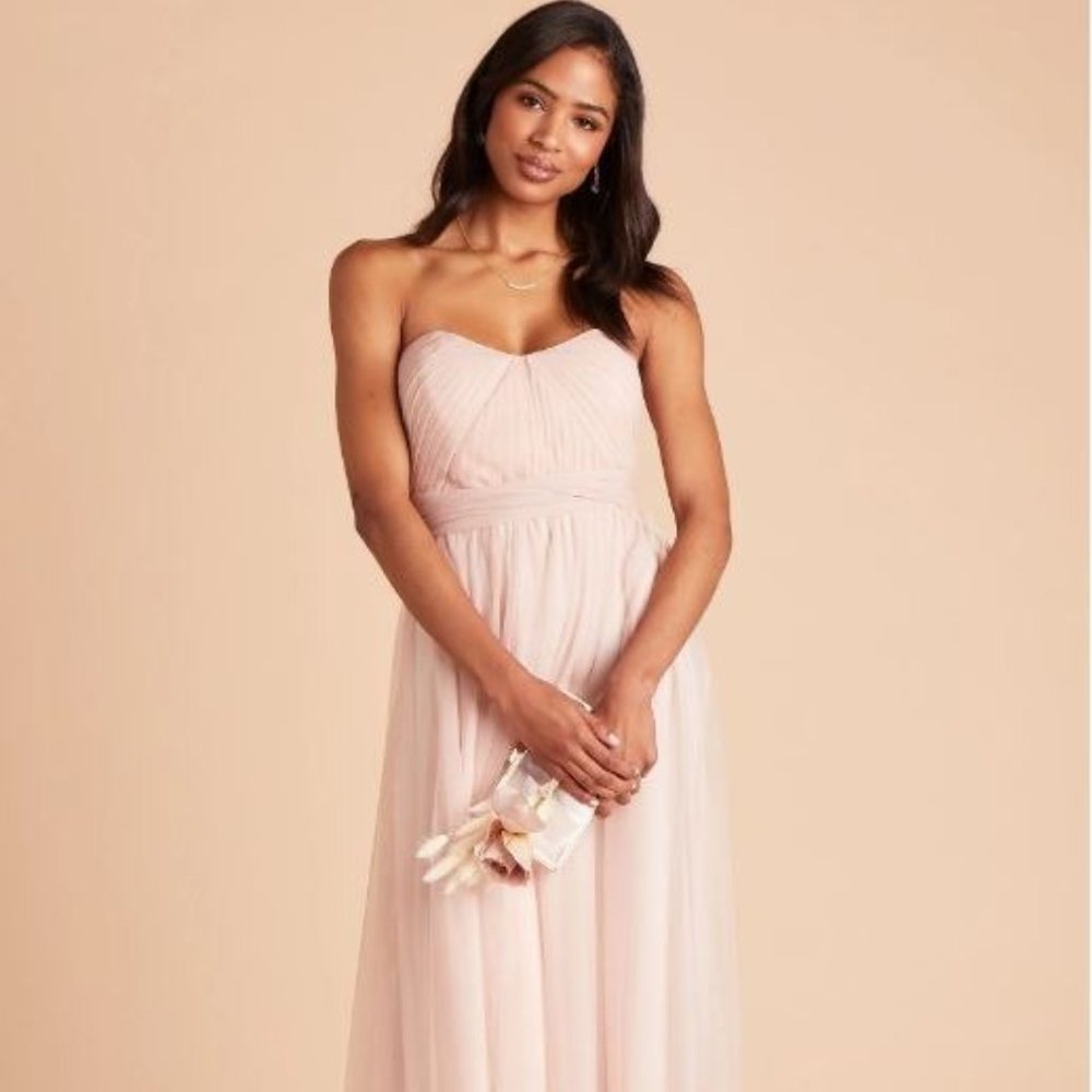 CHRISTINA CONVERTIBLE DRESS TULLE VINTAGE BLUSH